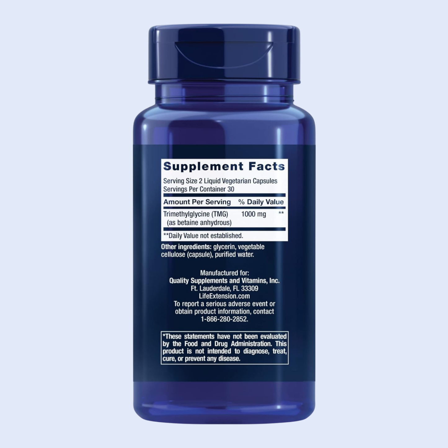 TMG Supplement for High Blood Pressure